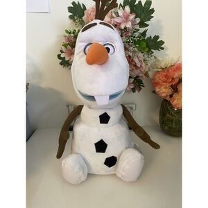 Disney Frozen 13"‎ Animated Talking Singing Olaf Snowman Plush Toy Works Great